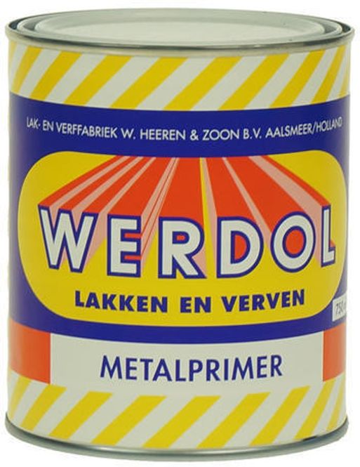 Hoofdbeeld Werdol Metalprimer Grijs 0,75L