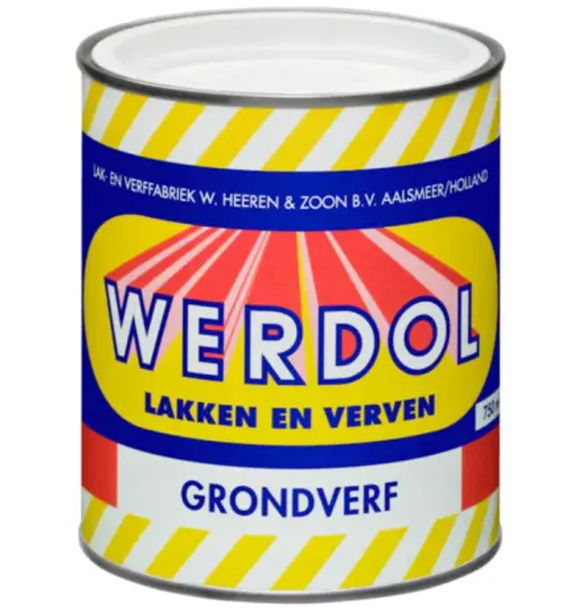 Hoofdbeeld Werdol Grondverf Wit 0,75L
