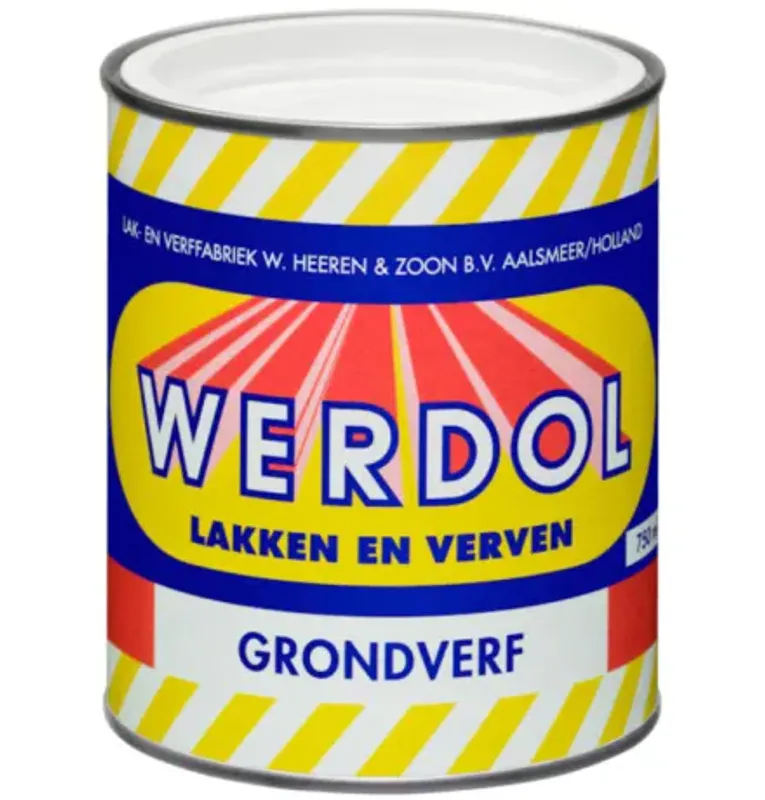 Werdol Grondverf Wit 0,75L